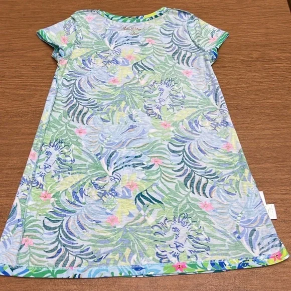 BOGO Lilly Pulitzer Girls cotton dress.  Lion print Size small 4-5 - Picture 6 of 9